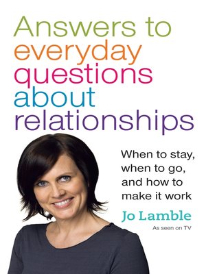 cover image of Answers to Everyday Questions about Relationships